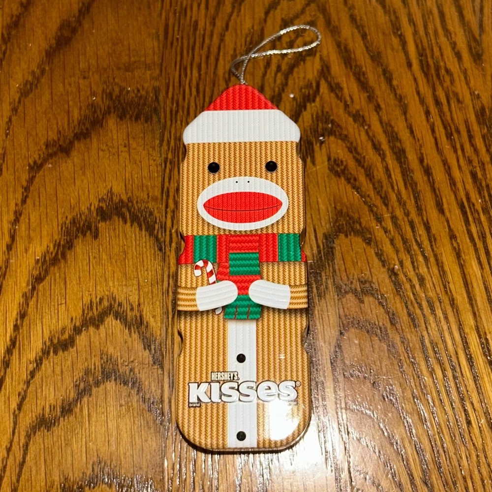 Hershey's Tin Sock Monkey Ornament